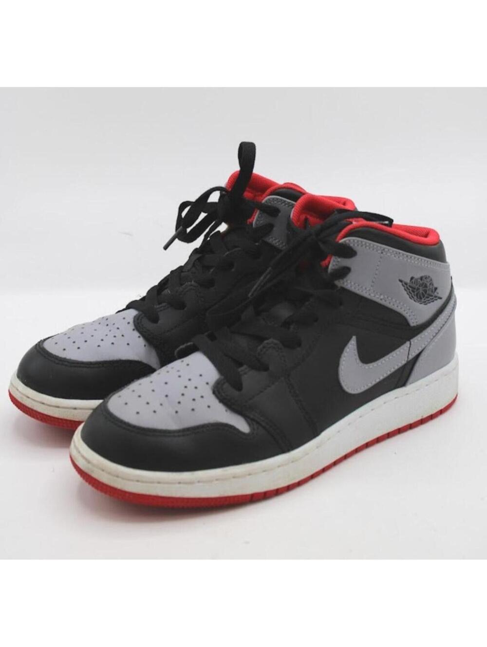 Nike Air Jordan Mid Bred Shadow Sneakers  DQ8423-006 Kids Boys Size 5Y